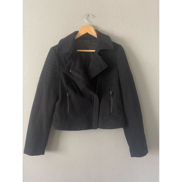 Vince‎ Wool Moto Jacket - Picture 4 of 12